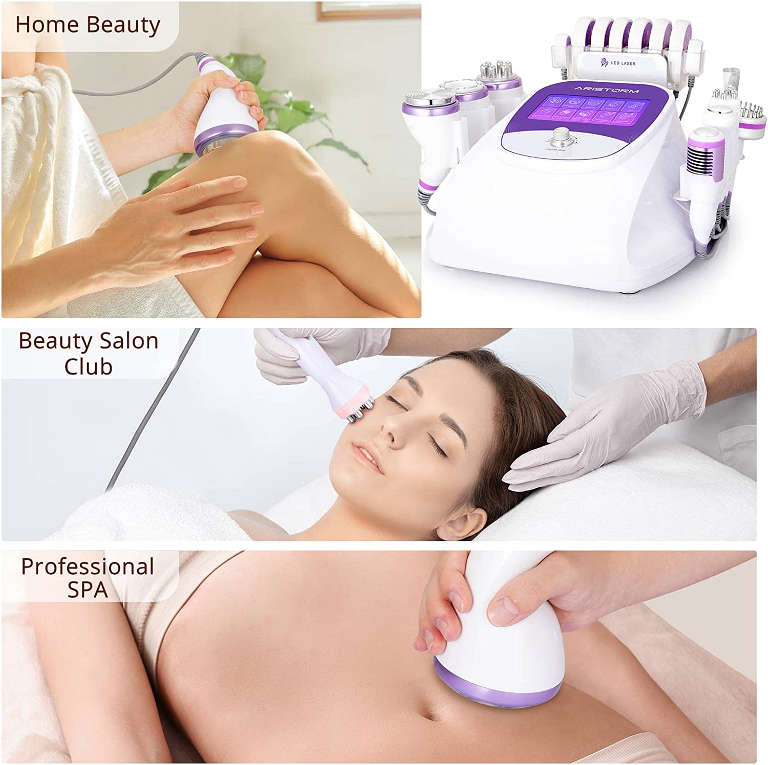 RUTAWZ 10 in 1 Beauty Machine Professional for Salon & Studio
