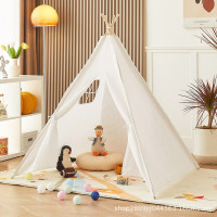 children's hand-painted tents DIY graffiti, hand painted fabrics, primary school, kindergarten, outdoor triangle game house