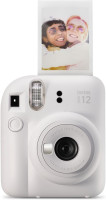 Fujifilm Instax Mini 12 Instant Film Camera, Clay White