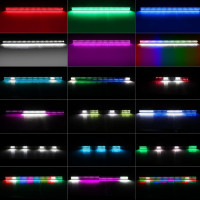 LED Stage Wash Light Bar - 100W 288LEDs RGBW DJ Light Bar with Chasing Function Pixel Mapping Strobe Lighting Effects Uplights for Events Concert Music Live Show Wedding Party Stage Lighting 288LEDs Wash Light