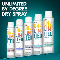 Degree Unlimited Antiperspirant Deodorant Dry Spray Fresh 2 Count Long-Lasting Sweat & Odor Protection with Antiperspirant Technology SmartAdapt Tech 3.8 oz