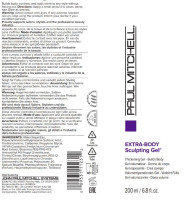 Paul Mitchell Extra-Body Sculpting Gel, Thickens + Builds Body, For Fine Hair Complex citrus herbal scent with energizing notes of lemon and neroli 6.8 Fl Oz (Pack of 1)