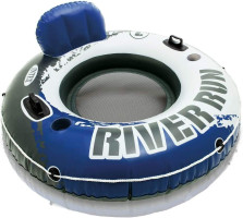 Intex River Run 1 53" Inflatable Floating Water Tube Lake Raft (12 Pack) Blue