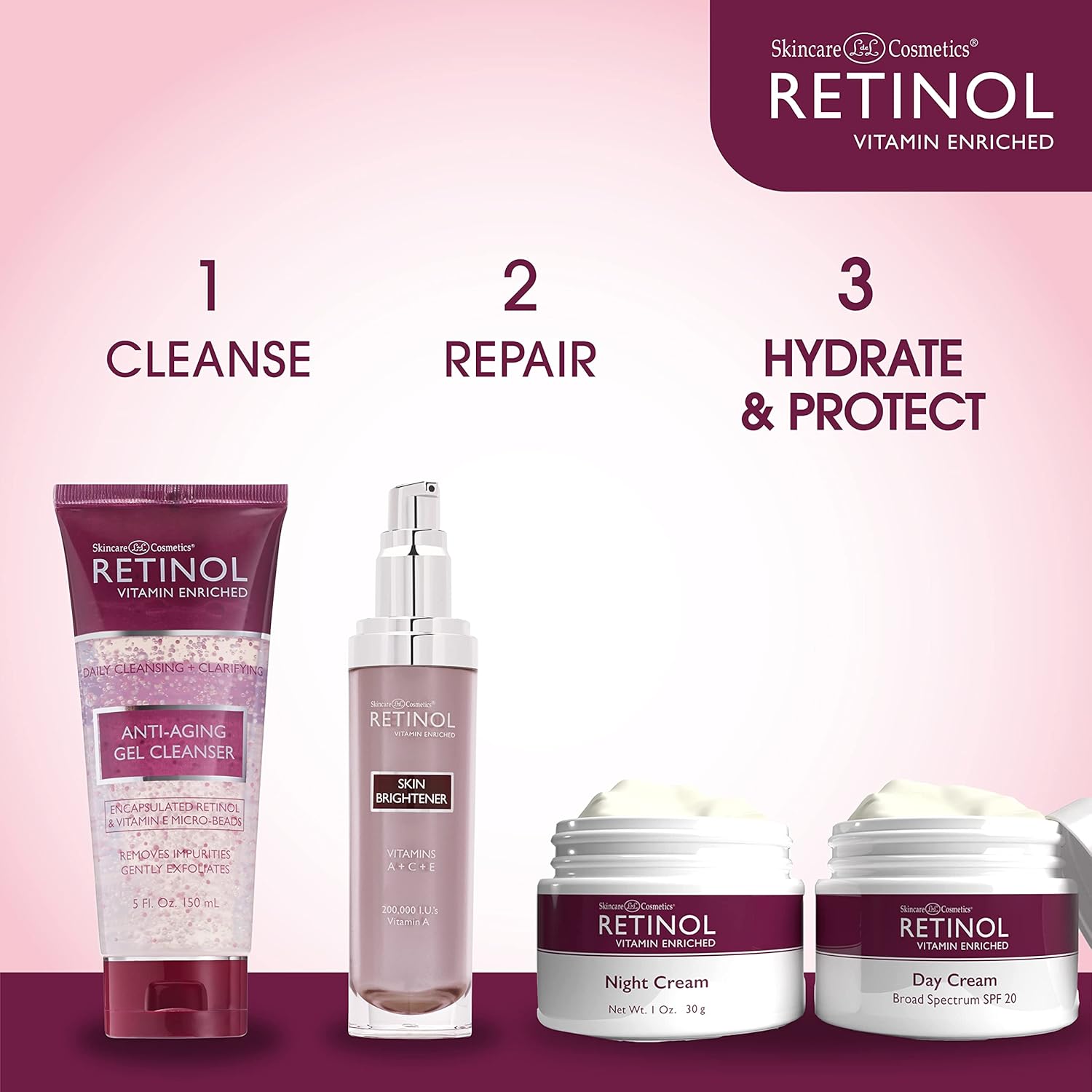 Retinol Anti-Aging Hand Cream – The Original Brand For Younger Looking Hands –Rich, Velvety Hand Cream Conditions & Protects Skin, Nails & Cuticles – Vitamin A Minimizes Age’s Effect on Skin 3.4 Ounce (Pack of 1)