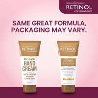 Retinol Anti-Aging Hand Cream – The Original Brand For Younger Looking Hands –Rich, Velvety Hand Cream Conditions & Protects Skin, Nails & Cuticles – Vitamin A Minimizes Age’s Effect on Skin 3.4 Ounce (Pack of 1)