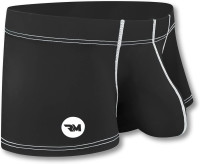 Real Men Bulge Enhancing Pouch Underwear for Men – 1 or 4 Pack Set - Ice Silk Mens Boxer Briefs with Size D Pouch Black 3 Inch Inseam 1 Pack 3X-Large