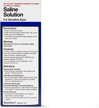 Equate Saline Solution for Sensitive Eyes, 12 FL Oz Bottles, ( 2 Twin Pack ) Total 4 Count, Complete and Proper Eye Care Solution