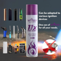 11X Premium Butane Fuel, Universal 99.99% Ultra Pure Butane Gas for Lighters, 300ml(10.14 Oz) Cans, One Display Box(Pack of 12) 12 CANS