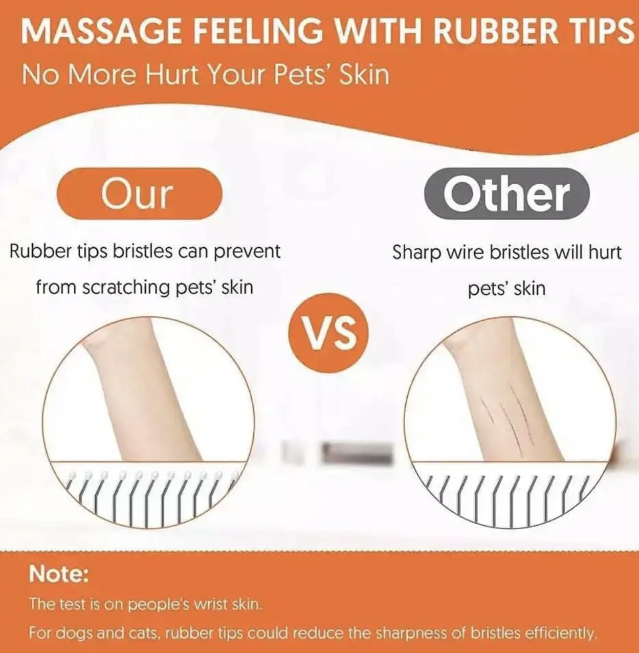 Hertzko Self Cleaning Slicker Brush by Hertzko