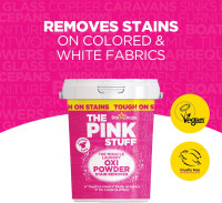 Stardrops The Pink Stuff Miracle Laundry Oxi Powder Stain Remover – Color-Safe Formula, Tough on Stains, Gentle on Fabrics (2-Pack) 70.54 Ounce (Pack of 1)