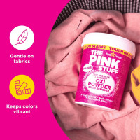 Stardrops The Pink Stuff Miracle Laundry Oxi Powder Stain Remover – Color-Safe Formula, Tough on Stains, Gentle on Fabrics (2-Pack) 70.54 Ounce (Pack of 1)