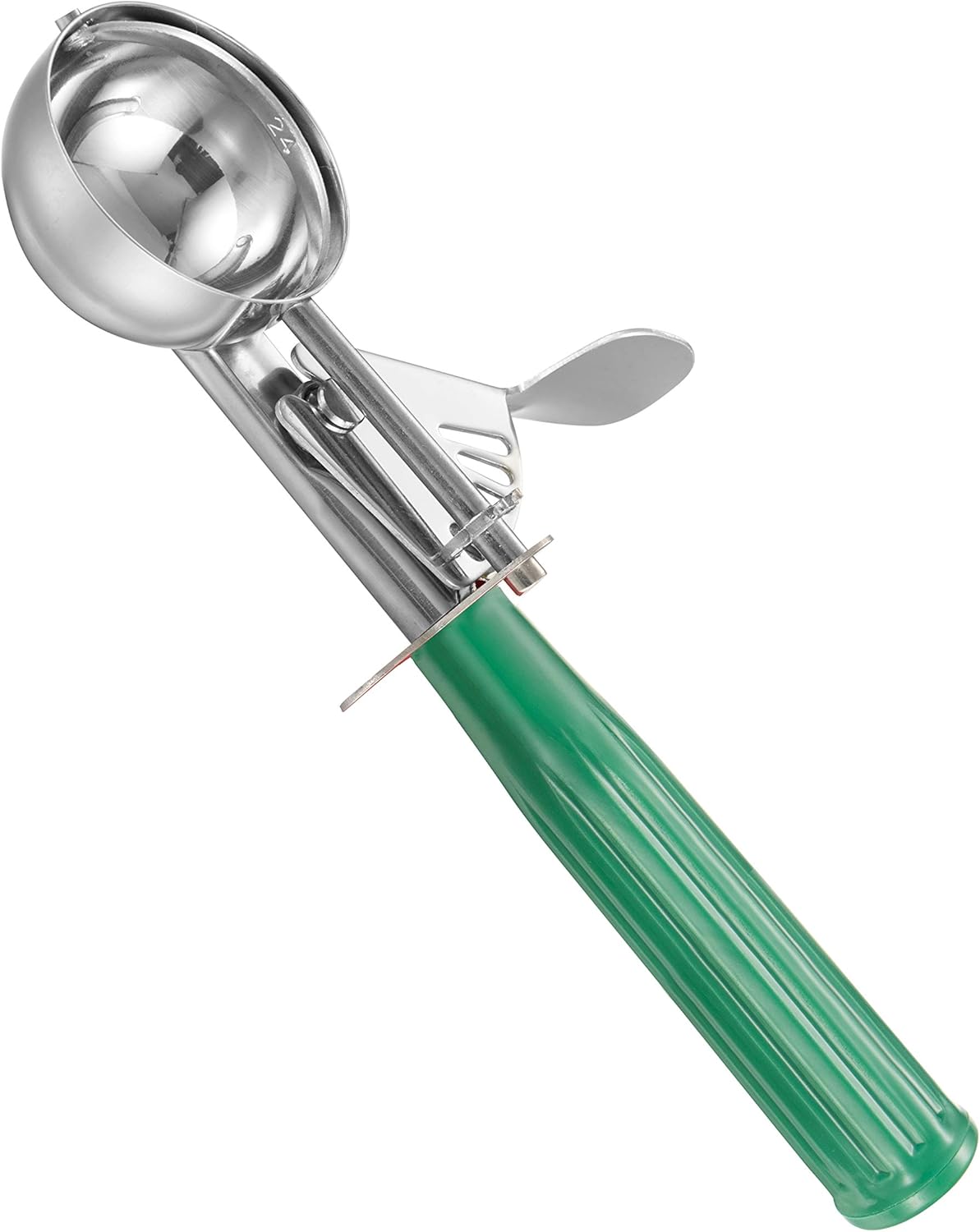 Ice Cream Scoop with Trigger, Large Size Cookie Scoop Stainless Steel Ice Cream Scooper for Kids & Families (Large Size - 5.2Tbsp) Large Scoop