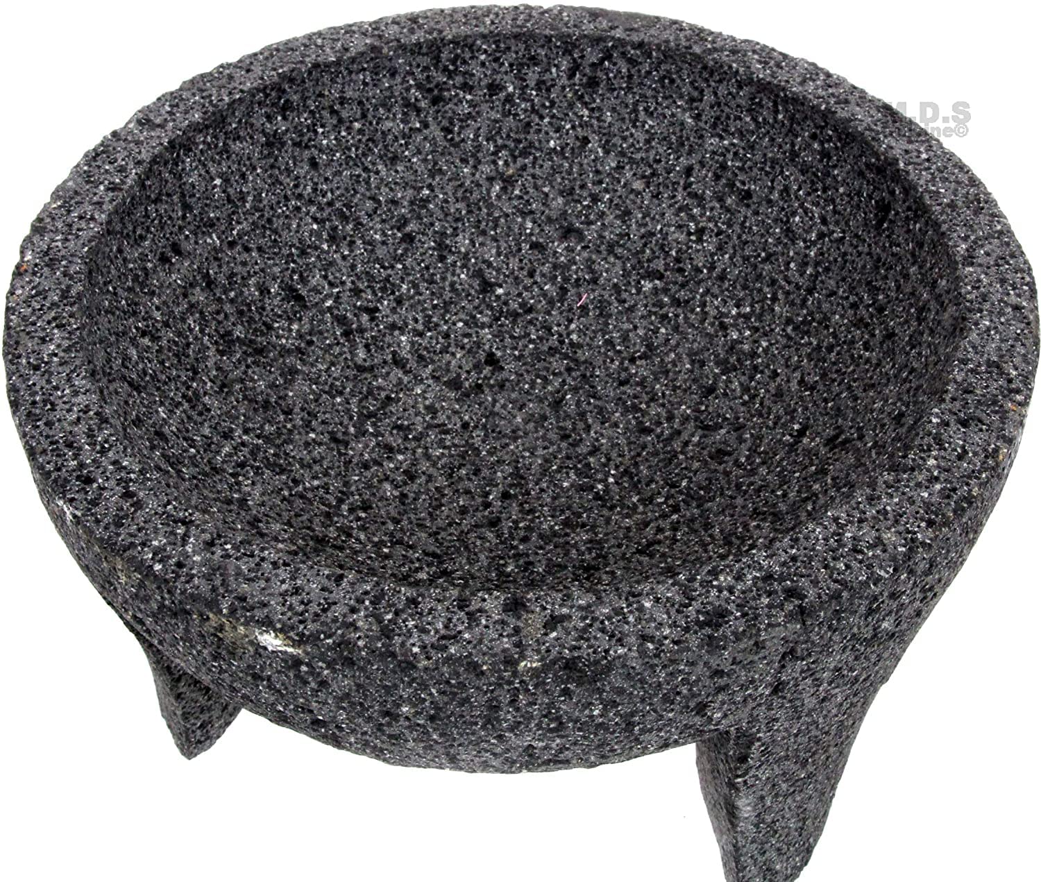 ematik Molcajete 9” Mortar & Pestle Salsera Salsa Guacamole Tejolote Lavastone Aztec Mayan Toltec Volcanic Rock Ancient