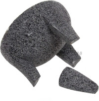 ematik Molcajete 9” Mortar & Pestle Salsera Salsa Guacamole Tejolote Lavastone Aztec Mayan Toltec Volcanic Rock Ancient