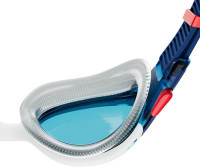 Speedo Unisex-Adult Swim Goggle Biofuse 2.0 Ammonite Blue/White/Red/Blue One Size
