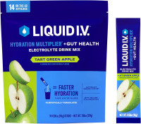 Liquid I.V.® Hydration Multiplier® + Probiotic Kombucha - Tart Green Apple - Hydration Powder Packets | Electrolyte Drink Mix | Easy Open Single-Serving Stick | Non-GMO | 14 Servings (Pack of 1) 14 Pound (Pack of 1)