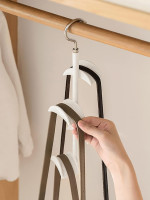 Purse Hanger for Closet - Rotating Handbag Hanging Hook Bag Storage Space Saver with 4 Hooks, Hanging Organizer for Scarf Handbag Belt