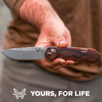 Benchmade - Grizzly Creek 15060-2 Hunting Knife with Wood Handle (15060-2)