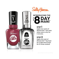Sally Hansen Miracle Gel™, Travel Seekers First Glass, Long Lasting, Gel-Like Formula, No UV Lamp Needed, Pink Nail Polish FIRST GLASS 0.5 Fl Oz (Pack of 1)