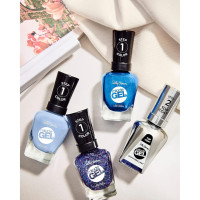 Sally Hansen Miracle Gel™, Travel Seekers First Glass, Long Lasting, Gel-Like Formula, No UV Lamp Needed, Pink Nail Polish FIRST GLASS 0.5 Fl Oz (Pack of 1)