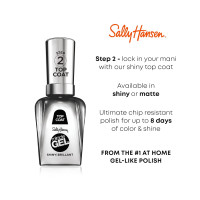 Sally Hansen Miracle Gel™, Travel Seekers First Glass, Long Lasting, Gel-Like Formula, No UV Lamp Needed, Pink Nail Polish FIRST GLASS 0.5 Fl Oz (Pack of 1)
