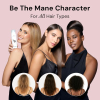 L'ANGE HAIR Glass Hair Heat Protectant Spray | Anti-Frizz Blow Dry Mist | Long Lasting Hold & Shine | Humidity Protection | Thermal Heat Protection Spray | Lightweight Blow Out Primer, 5 fl oz Bottle 5 Fl Oz (Pack of 1)