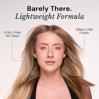 L'ANGE HAIR Glass Hair Heat Protectant Spray | Anti-Frizz Blow Dry Mist | Long Lasting Hold & Shine | Humidity Protection | Thermal Heat Protection Spray | Lightweight Blow Out Primer, 5 fl oz Bottle 5 Fl Oz (Pack of 1)