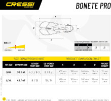 Cressi Adult Snorkel Set (Mask, Dry Snorkel, Adjustable Fins) - Light for Travel - Bonete Pro Dry Set: Designed in Italy Translucent Pink S/M | US Man 4.5/8.5 | US Lady 5/9.5 | EU 36/41