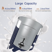 SIMPLETASTE Milk Frother, 4-in-1 Electric Milk Steamer, Automatic Warm and Cold Foam Maker and Milk Warmer for Latte, Cappuccinos, Macchiato Blue