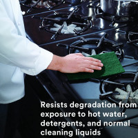 3M Scouring Pad 96-20, 20 Pads, 6” x 9”, General Purpose Cleaning, Food Safe, Non-Rusting