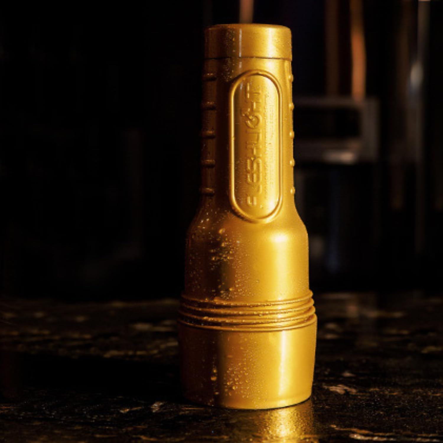 Fleshlight Stamina Training Unit | Men's Performance Enhancement | Gold Masturbator