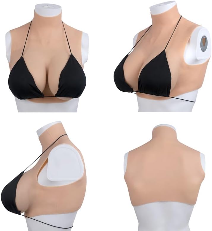 FUN & CARE Silicone Breastplate Silicone breasts Fake Boobs Froms For Crossdressers Breast Plates Fake Breasts