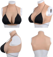 FUN & CARE Silicone Breastplate Silicone breasts Fake Boobs Froms For Crossdressers Breast Plates Fake Breasts