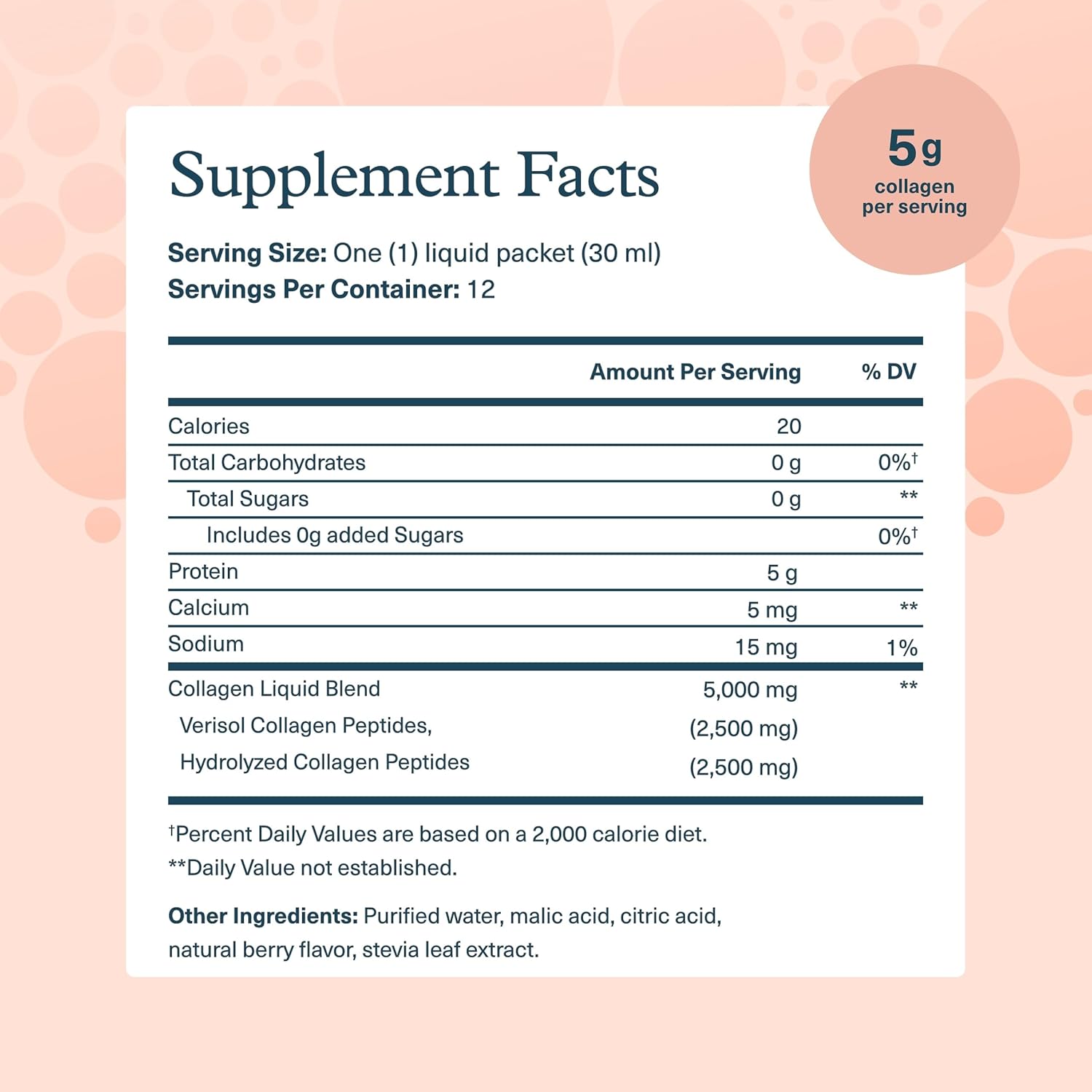 Youtheory Collagen Liquid - 5,000 mg Hydrolyzed Collagen Peptides - Supports Hair, Nail, Joint & Bone Health* - Berry Flavor - 1 oz Single Serve Packet, Pack of 12 1 Fl Oz (Pack of 12)