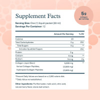 Youtheory Collagen Liquid - 5,000 mg Hydrolyzed Collagen Peptides - Supports Hair, Nail, Joint & Bone Health* - Berry Flavor - 1 oz Single Serve Packet, Pack of 12 1 Fl Oz (Pack of 12)