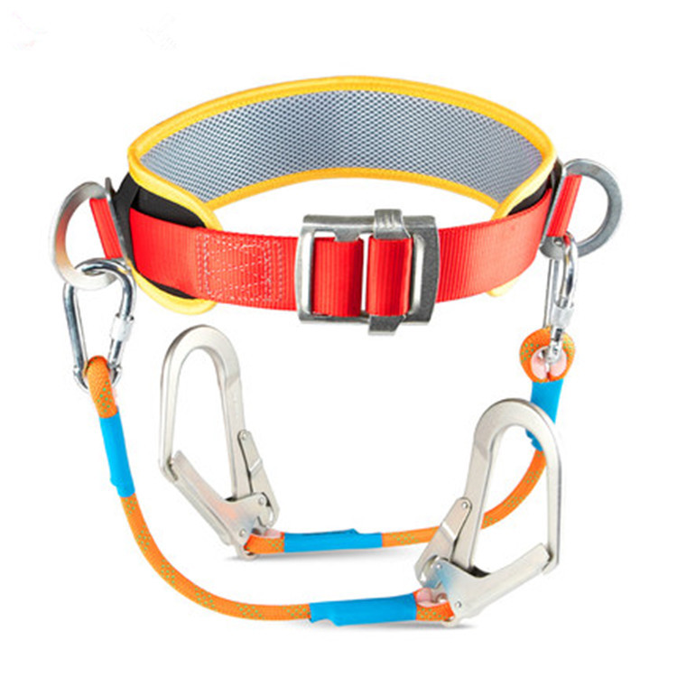 Single waist safety electric worker outdoor fall prevention belt air conditioning installation scaffolding worker construction safety rope safety belt