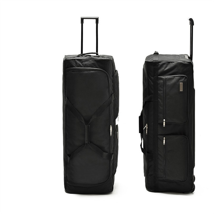 Large ultra light overseas checked luggage, 40 inch Oxford canvas trolley travel bag, moving large capacity luggage box
