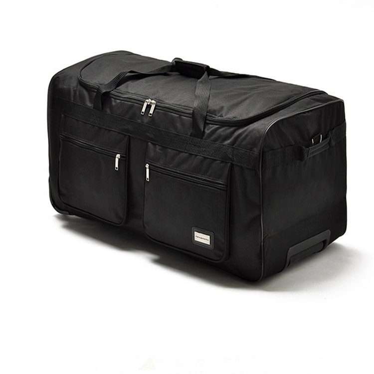 Large ultra light overseas checked luggage, 40 inch Oxford canvas trolley travel bag, moving large capacity luggage box
