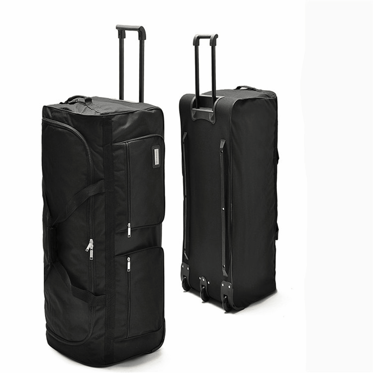Large ultra light overseas checked luggage, 40 inch Oxford canvas trolley travel bag, moving large capacity luggage box