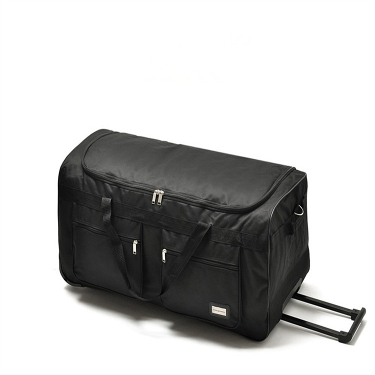 Large ultra light overseas checked luggage, 40 inch Oxford canvas trolley travel bag, moving large capacity luggage box