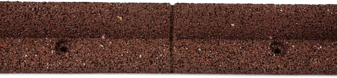 EcoBorder L No-Dig Rubber Landscape Edging with Hardware, 3.125