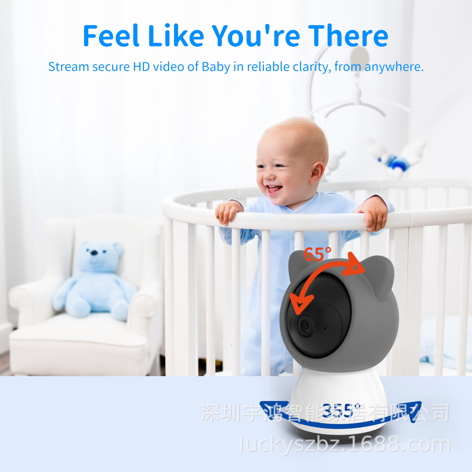 cross-border baby monitor high-definition wireless child monitor intelligent dual mode babymonitor monitor 5 inches