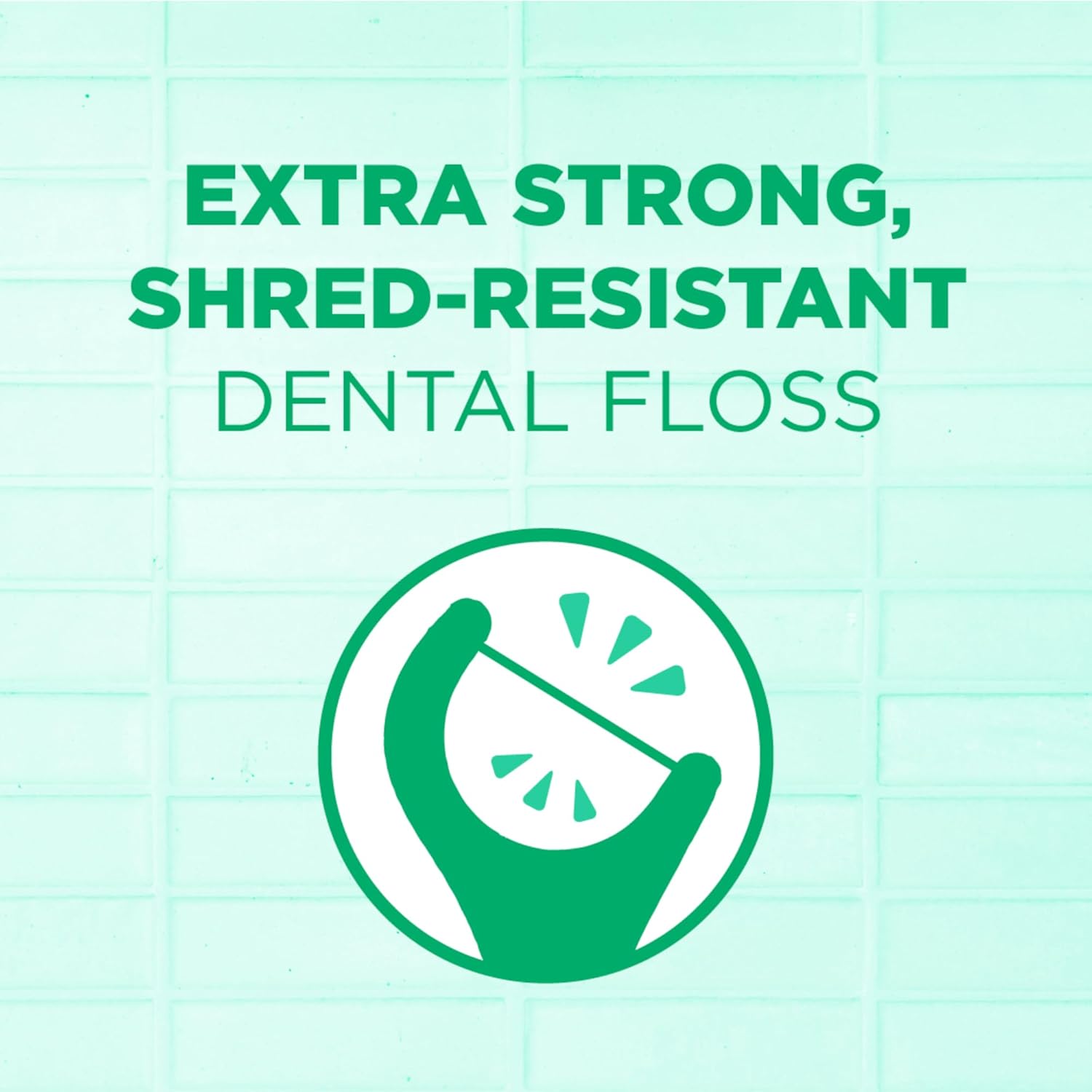 GUM Professional Clean Floss Picks - Extra Strong Shred-Resistant Floss, Easy Grip Handle - Dental Flossers for Adults - Fresh Mint Flavor, 150 Count