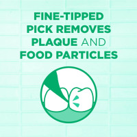 GUM Professional Clean Floss Picks - Extra Strong Shred-Resistant Floss, Easy Grip Handle - Dental Flossers for Adults - Fresh Mint Flavor, 150 Count