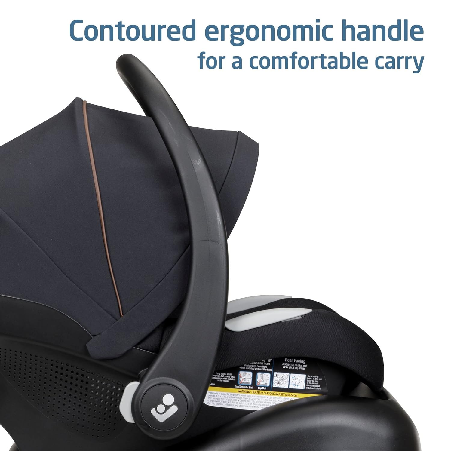 Maxi-Cosi Mico Luxe Infant Car Seat with Base, Rear Facing Car Seat For Babies, Baby Carseat 4-30 lbs, Baby Car Seats, Infant Car Seats, Midnight Glow Midnight Glow Car Seat