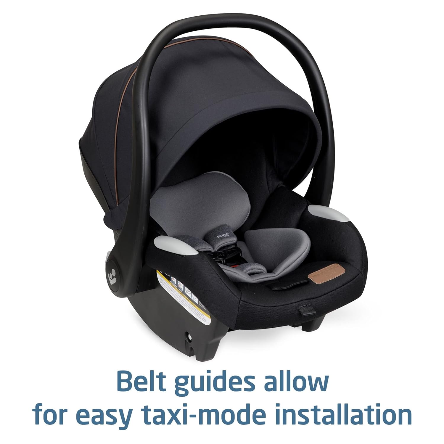 Maxi-Cosi Mico Luxe Infant Car Seat with Base, Rear Facing Car Seat For Babies, Baby Carseat 4-30 lbs, Baby Car Seats, Infant Car Seats, Midnight Glow Midnight Glow Car Seat