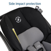 Maxi-Cosi Mico Luxe Infant Car Seat with Base, Rear Facing Car Seat For Babies, Baby Carseat 4-30 lbs, Baby Car Seats, Infant Car Seats, Midnight Glow Midnight Glow Car Seat