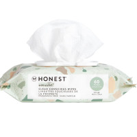 The Honest Company Clean Conscious Multi-Use Wipes | Hypoallergenic + Unscented for Sensitive Skin | Over 99% Water, Compostable, Plant Based, Baby Wipes | Geo Mood, 60 Count Geo Mood 60 Count (Pack of 1)