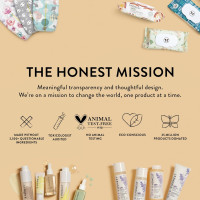 The Honest Company Clean Conscious Multi-Use Wipes | Hypoallergenic + Unscented for Sensitive Skin | Over 99% Water, Compostable, Plant Based, Baby Wipes | Geo Mood, 60 Count Geo Mood 60 Count (Pack of 1)