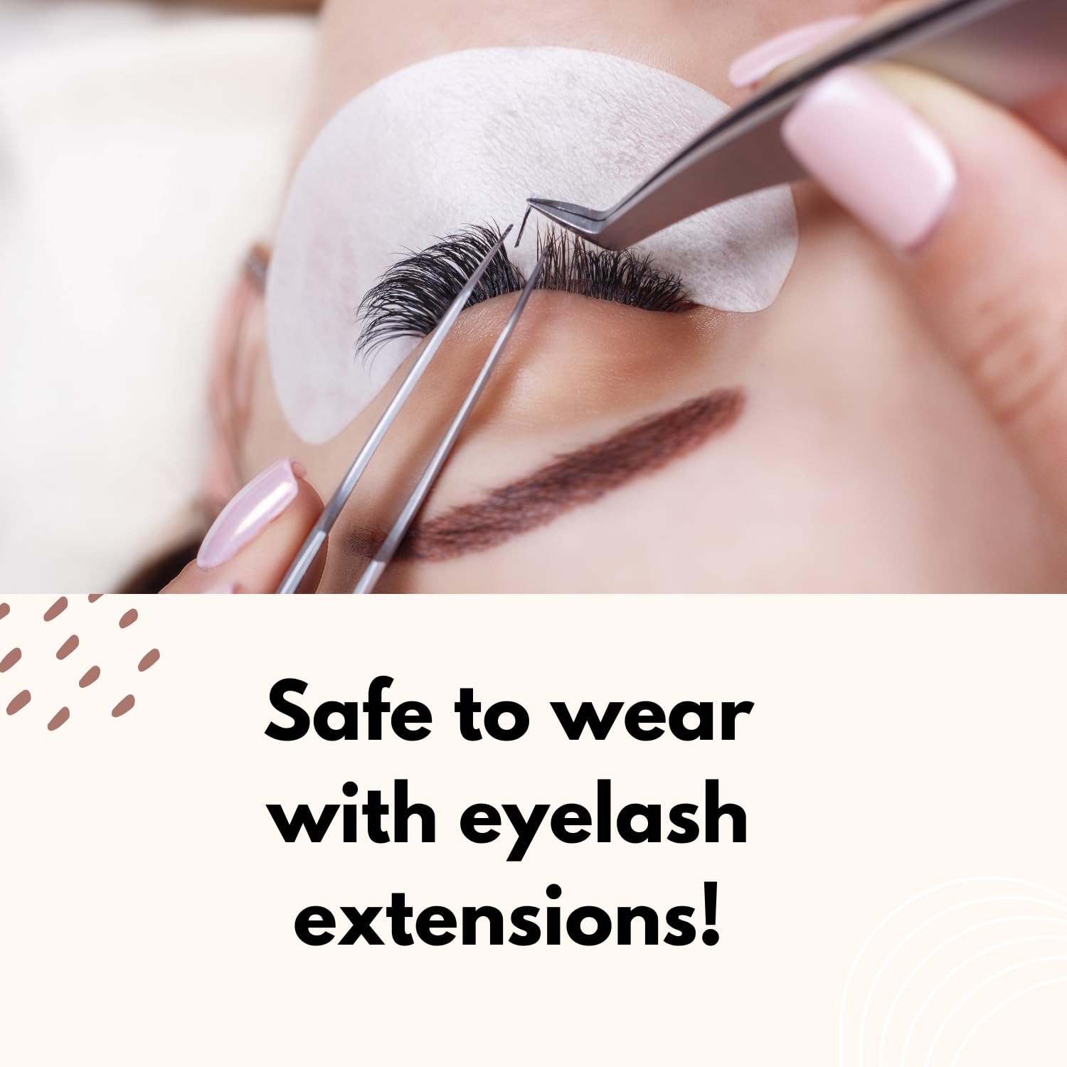 Sepia Beauty 2-in-1 Liquid Eyeliner With Eyelash Growth Serum Safe for Eyelash Extensions, Lash Lifts, and Natural Lashes - Water Based with Peptides, No Parabens, No Sulfates (Black)